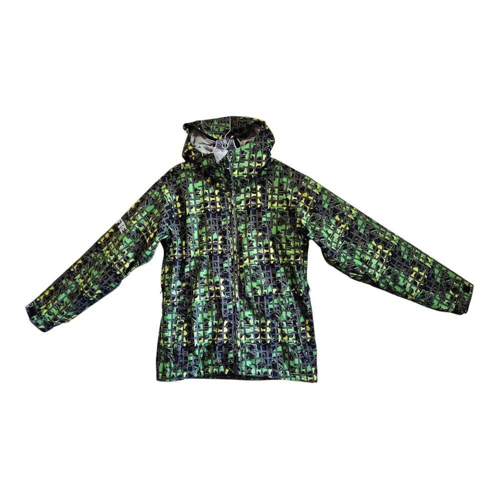 BONFIRE Men's S Snowboarding Chroma Fusion Jacket Hooded Full Zip Mesh Lined 42"